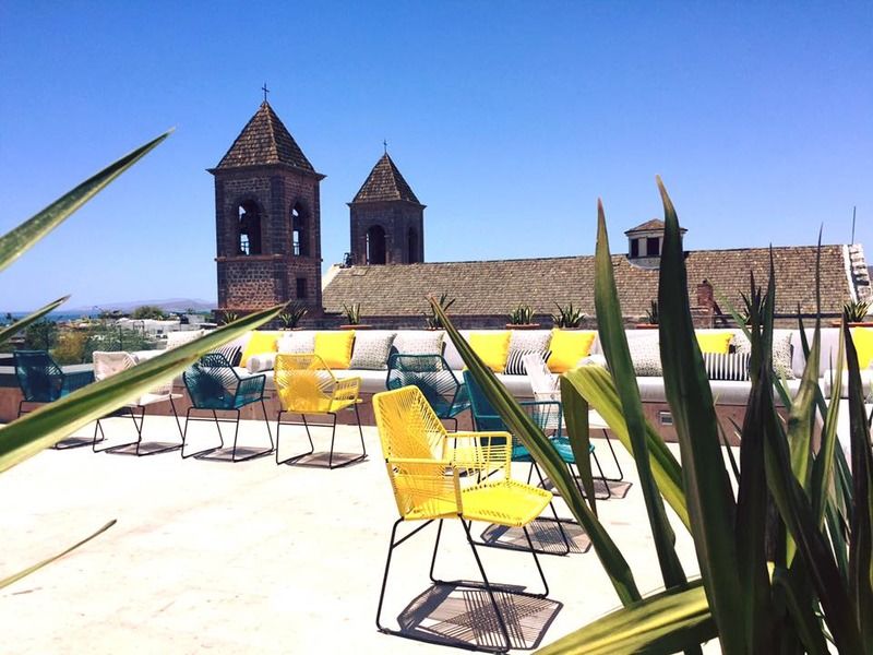 Hotel Catedral La Paz Exterior foto Rooftop of the hotel
